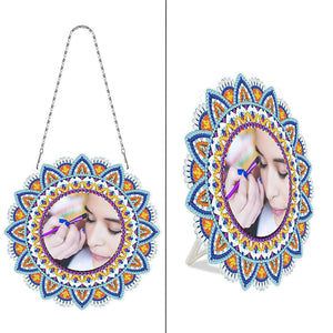 Mandala-Diamond Painting Hanging Mirror
