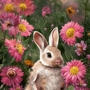 Easter Bunny-Full Round Diamond Painting-30x30cm