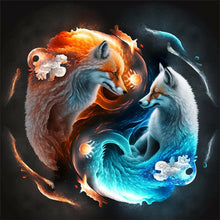 Load image into Gallery viewer, Tai Chi Animal-Full Round Diamond Painting-30x30cm
