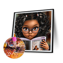 Load image into Gallery viewer, Girl-Full Round Diamond Painting-30x30cm
