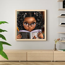 Load image into Gallery viewer, Girl-Full Round Diamond Painting-30x30cm
