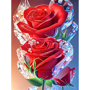 Glitter Rose-Full Drill Diamond Painting