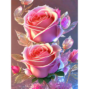 Glitter Rose-Full Drill Diamond Painting