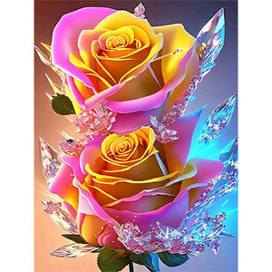 Glitter Rose-Full Drill Diamond Painting