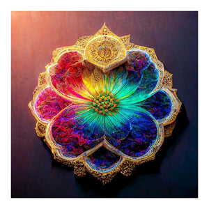 Datura-Full Round Diamond Painting-30x30cm