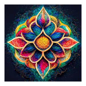 Datura-Full Round Diamond Painting-30x30cm
