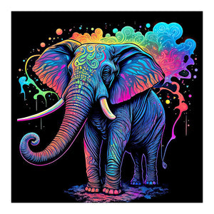 Colorful Animal-Full Round Diamond Painting-30x30cm