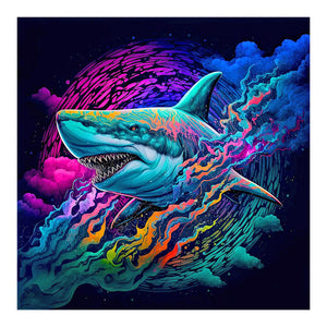 Colorful Animal-Full Round Diamond Painting-30x30cm