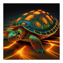 Load image into Gallery viewer, sea turtle-Full Round Diamond Painting-30x30cm
