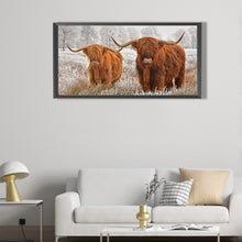 Load image into Gallery viewer, Yak-Full Round Diamond Painting-80x40cm-Large Size

