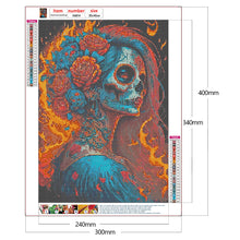 Load image into Gallery viewer, Girl-Full Round Drill Diamond Painting-30x40cm
