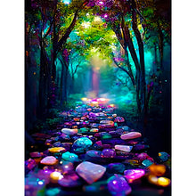 Load image into Gallery viewer, Mountain Forest-Full Round Diamond Painting-30x40cm
