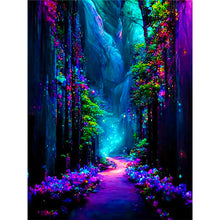 Load image into Gallery viewer, Mountain Forest-Full Round Diamond Painting-30x40cm
