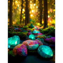 Load image into Gallery viewer, Mountain Forest-Full Round Diamond Painting-30x40cm
