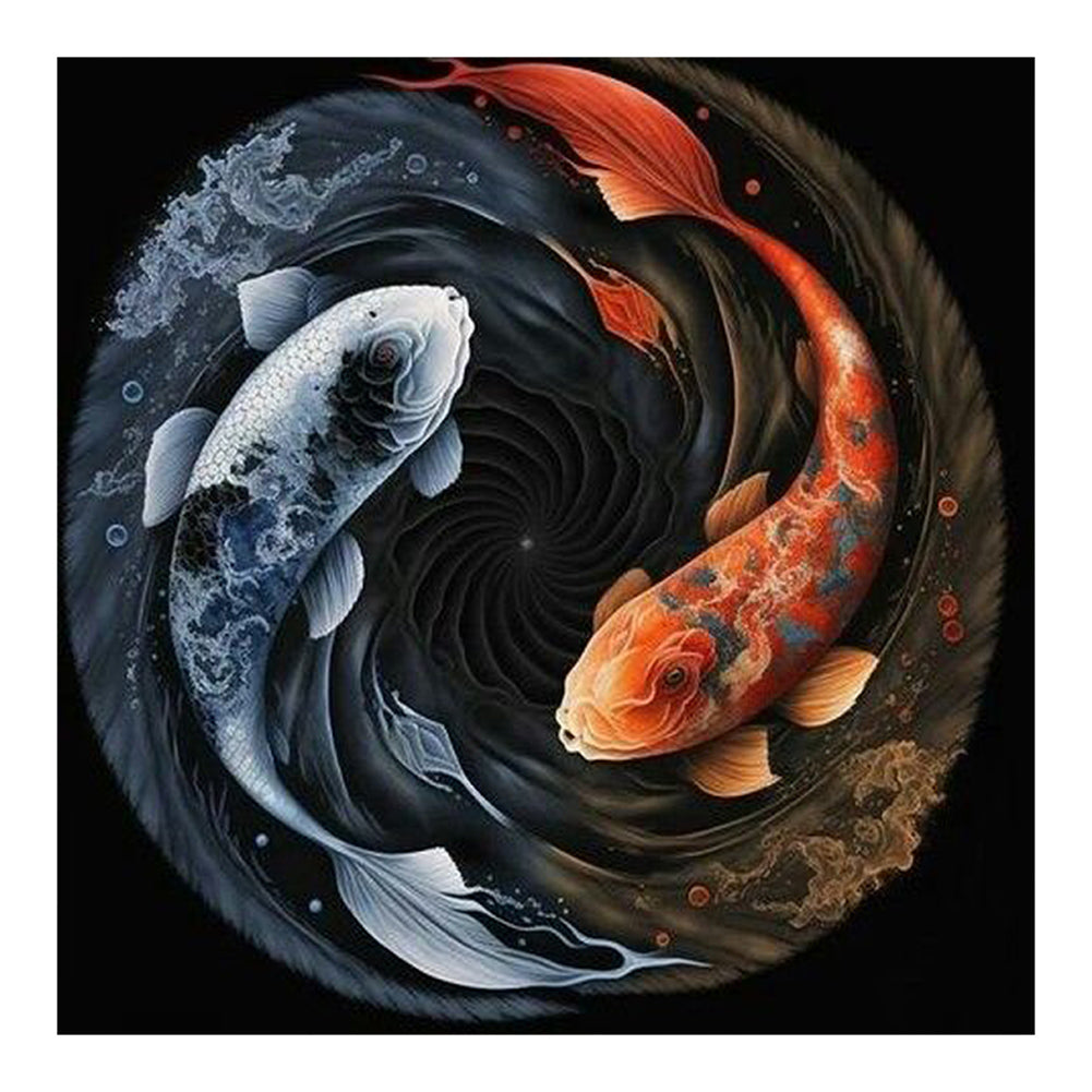 Tai Chi-Full Round Diamond Painting-30x30cm