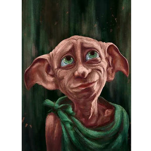 Harry Potter Elf-Full Round Diamond Painting-30x40cm