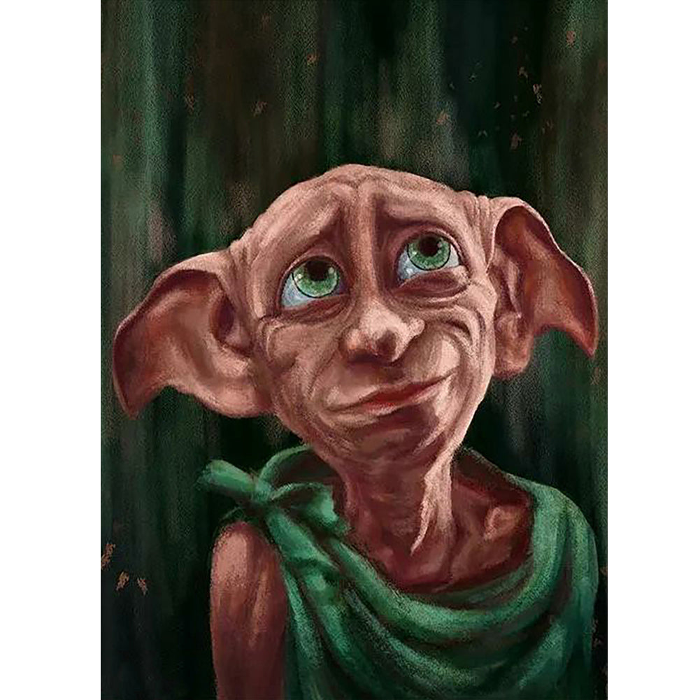 Harry Potter Elf-Full Round Diamond Painting-30x40cm