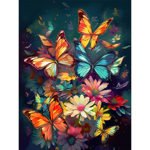 Butterfly-Full Round Diamond Painting-30x40cm