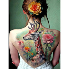 Load image into Gallery viewer, Tattoo Girl-Full Round Diamond Painting-30x40cm
