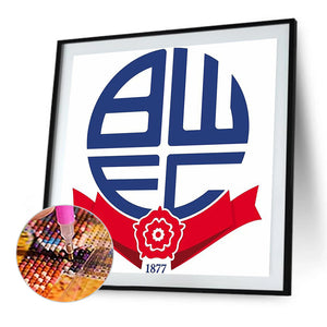 Bolton Wanderers Football Club-Full Round Diamond Painting-30x30cm