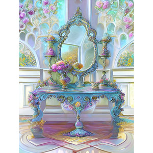 Antique furniture-Full Round Diamond Painting-30x40cm