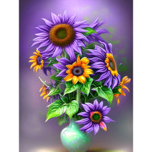 Load image into Gallery viewer, Flower-Full Round Diamond Painting-30x40cm
