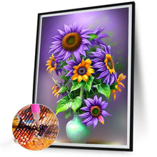 Load image into Gallery viewer, Flower-Full Round Diamond Painting-30x40cm
