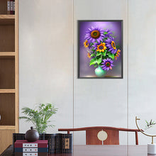 Load image into Gallery viewer, Flower-Full Round Diamond Painting-30x40cm
