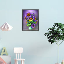 Load image into Gallery viewer, Flower-Full Round Diamond Painting-30x40cm
