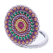 Load image into Gallery viewer, Mandala-Diamond Makeup Mirror
