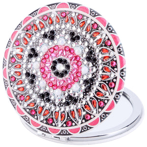 Mandala-Diamond Makeup Mirror