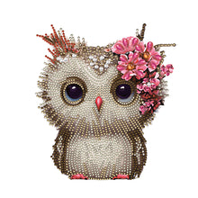 Load image into Gallery viewer, Owl-Partial Special Diamond Painting-30x30cm
