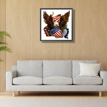 Load image into Gallery viewer, Eagle-Full Round Diamond Painting-30x30cm
