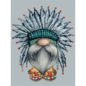 Gnome-Full Round Diamond Painting-30x40cm