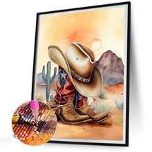 Load image into Gallery viewer, Cowboy Boots-Full Round Diamond Painting-30x40cm
