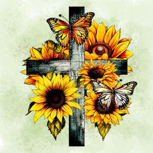 Load image into Gallery viewer, Cross-Full Round Diamond Painting-30x30cm
