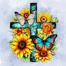 Load image into Gallery viewer, Cross-Full Round Diamond Painting-30x30cm
