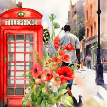 Load image into Gallery viewer, Call Box-Full Round Diamond Painting-30x30cm
