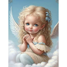 Load image into Gallery viewer, Little Angel-Full Round Diamond Painting-30x40cm
