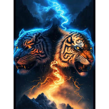 Load image into Gallery viewer, Tiger-Full Round Diamond Painting-30x40cm
