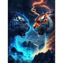 Load image into Gallery viewer, Tiger-Full Round Diamond Painting-30x40cm
