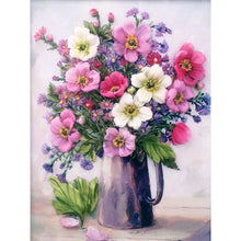 Load image into Gallery viewer, Flower-Full Round Diamond Painting-30x40cm
