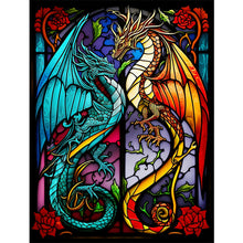 Load image into Gallery viewer, Pterosaur-Full Round Diamond Painting-30x40cm
