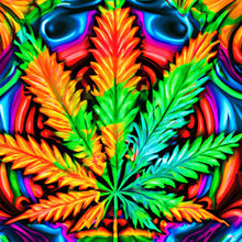Load image into Gallery viewer, Cannabis Leaves-Full Round Diamond Painting-30x30cm
