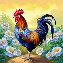 Load image into Gallery viewer, Rooster-Full Round Diamond Painting-30x30cm
