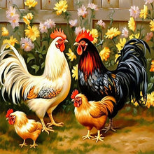 Load image into Gallery viewer, Rooster-Full Round Diamond Painting-30x30cm
