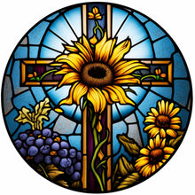 Load image into Gallery viewer, Cross-Full Round Diamond Painting-30x30cm
