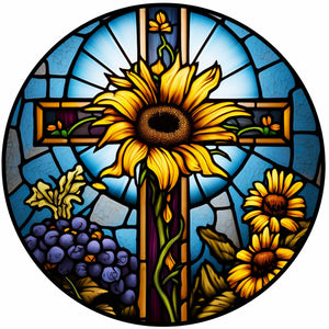 Cross-Full Round Diamond Painting-30x30cm