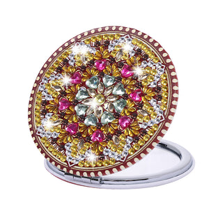Mandala-Diamond Makeup Mirror
