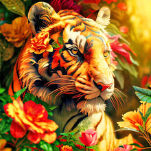 Load image into Gallery viewer, Tai Chi Tiger-Full Round Diamond Painting-40x40cm
